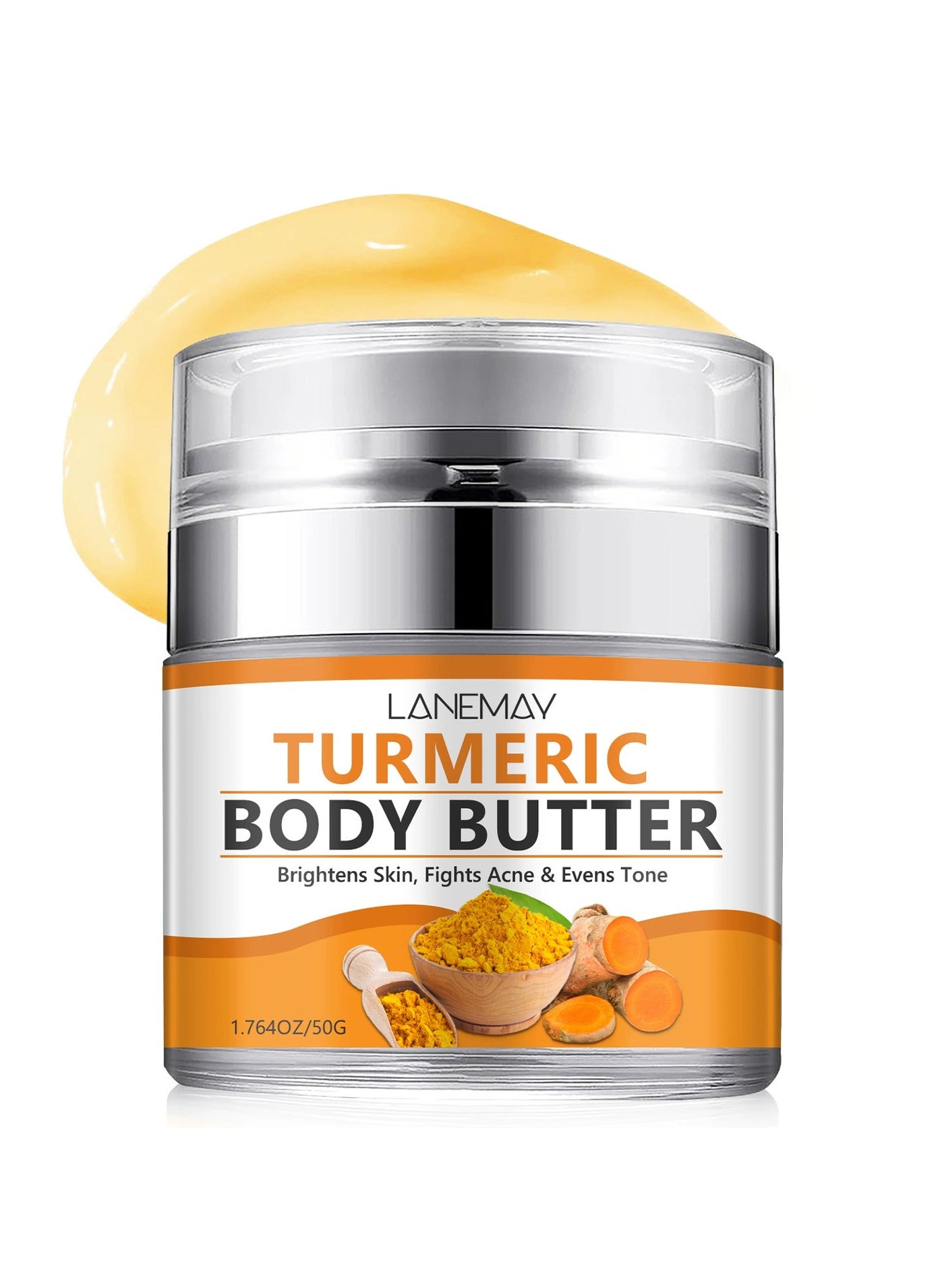 Turmeric Collagen Face Cream – Vitamin C Infused Moisturizing Anti-Wrinkle Cream, Brightening & Firming Facial Skincare