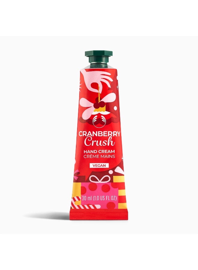 Cranberry Crush Hand Cream – Fast-Absorbing Moisturiser For Dry Hands With Fruity Aroma, Softening Shea Butter And 24-Hr Hydration (50 Ml)