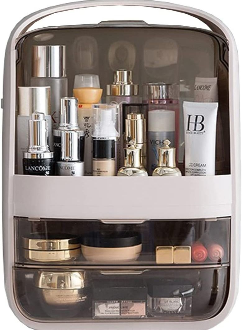 Makeup Organizer Box with Water Proof and Dust Free Cover