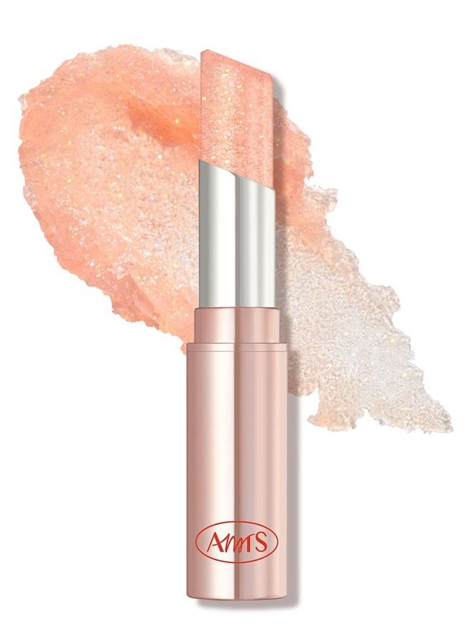 x True Beauty Crystal lights Lip Balm Stick | Hydration Lip Stick for dry, cracked, chapped lips, Pink Moisture Lip Butter Balm