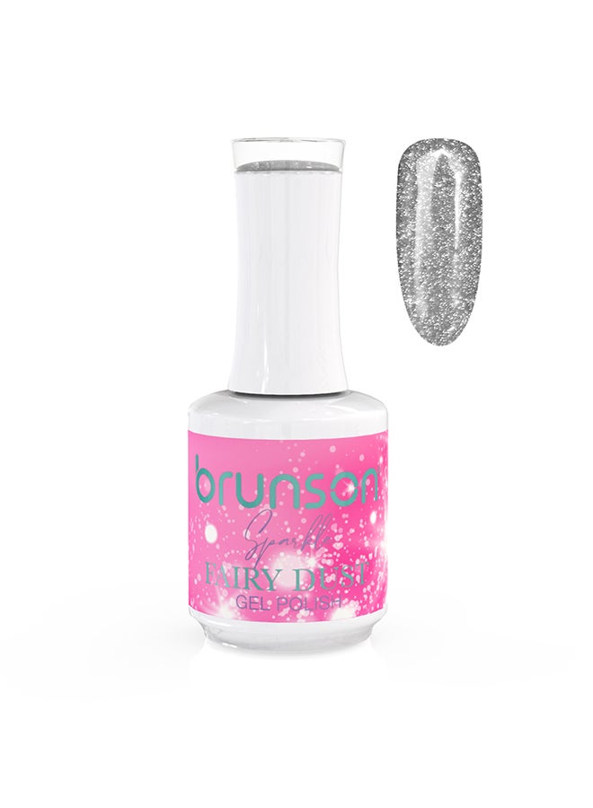 Gel Nail Polish 15ml, Glitter Fairy Dust  Sparkle Shiny Soak Off UV LED Long-Lasting Nail Gel Polish Nail Art Home DIY Manicure Nail Salon Varnish