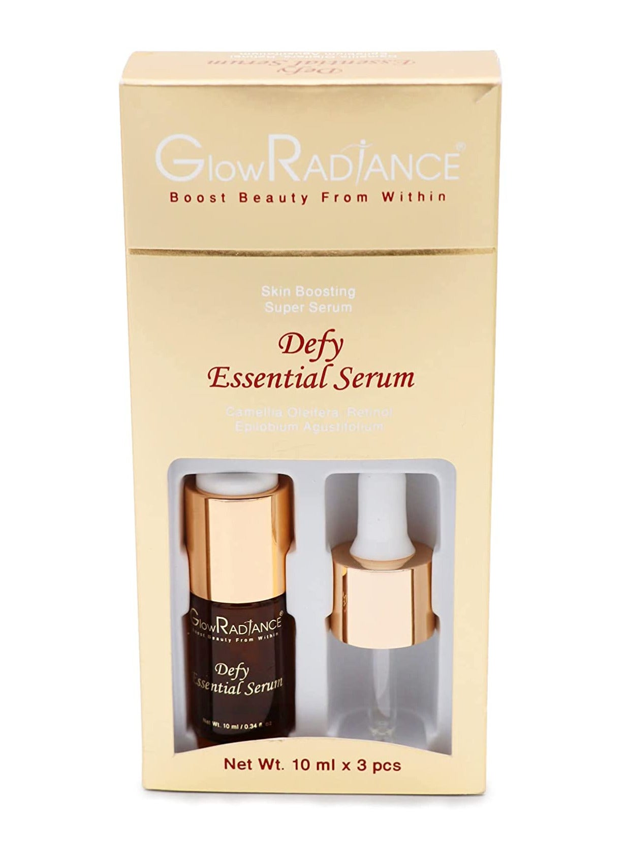 Glow Radiance Defy Essential Serum 10ml X 3pcs