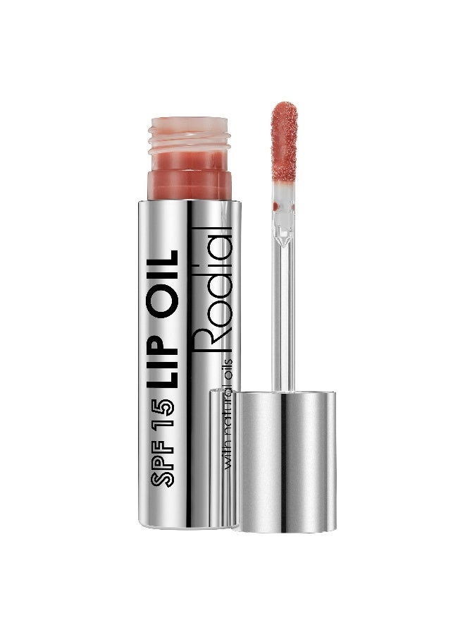Rodial Lip Oil SPF 15 – UV Protection for Sensitive Lips, Broad Spectrum SPF 15 & Hyaluronic Acid, Hydrating Shield for Sunburn Relief