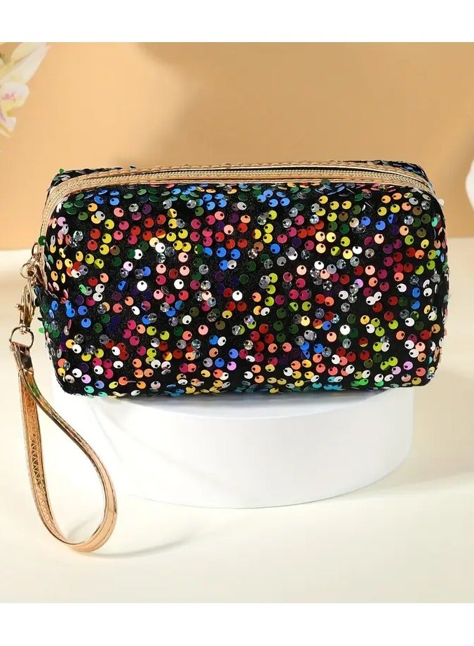 Sequin Glitter Cosmetic Bag