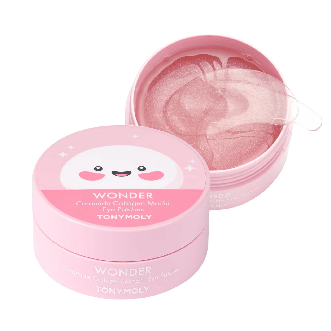 TONYMOLY Wonder Ceramide Collagen Mochi Hydrogel Under Eye Patches â€“ Hydrating Eye Gels for Dark Circles, Puffiness & Fine Lines, 30 Pairs (84g)