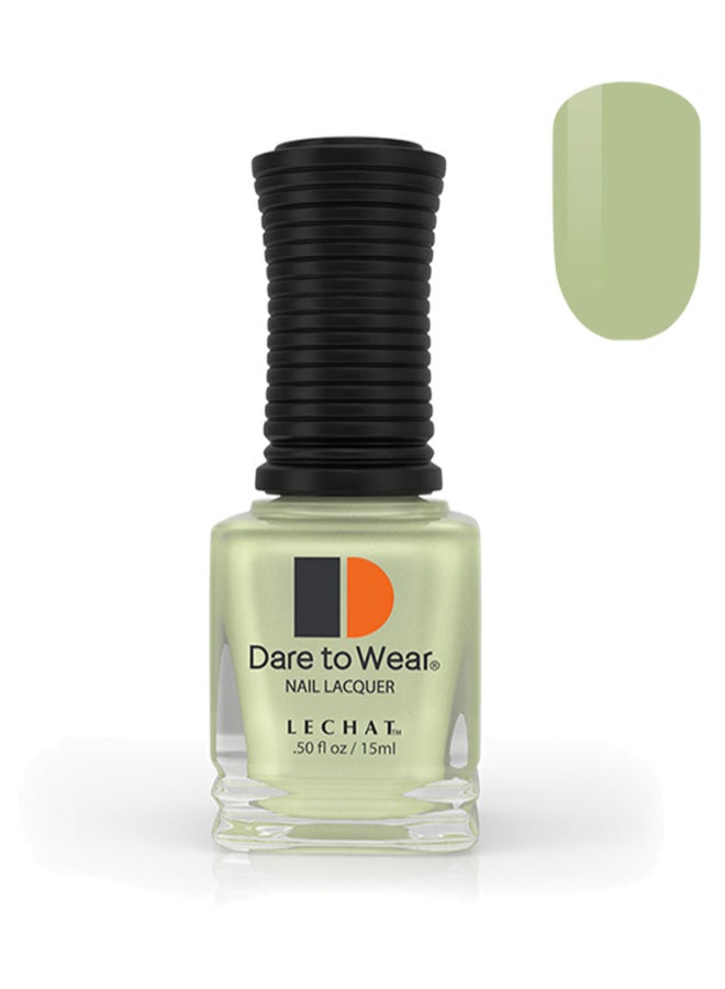 Nail Polish Super Shine Long Wear Lacquer Quick Drying Nail Color Resists Chips Fading Lasts Up To 3 Weeks Precise Application In One Stroke Nail Paint Cucumber Mint Dw227