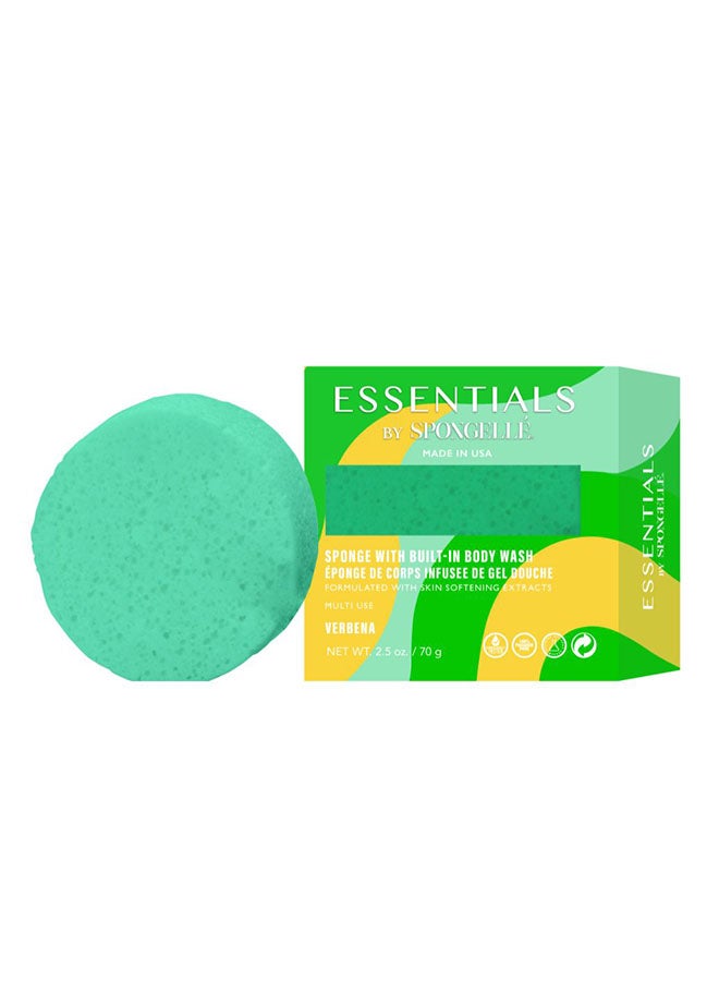 Verbena Body Wash Infused Buffer 70g (Multi Use)