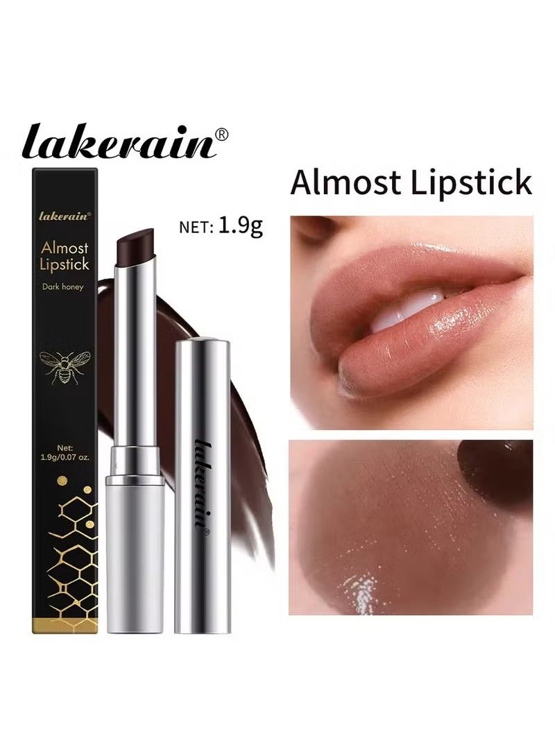 Vitamin E Smooth Almost Lipstick Nourishing&Moisturizing Tinted Lip Balm in Black Honey Enhancing Natural Color Lip Care Makeup