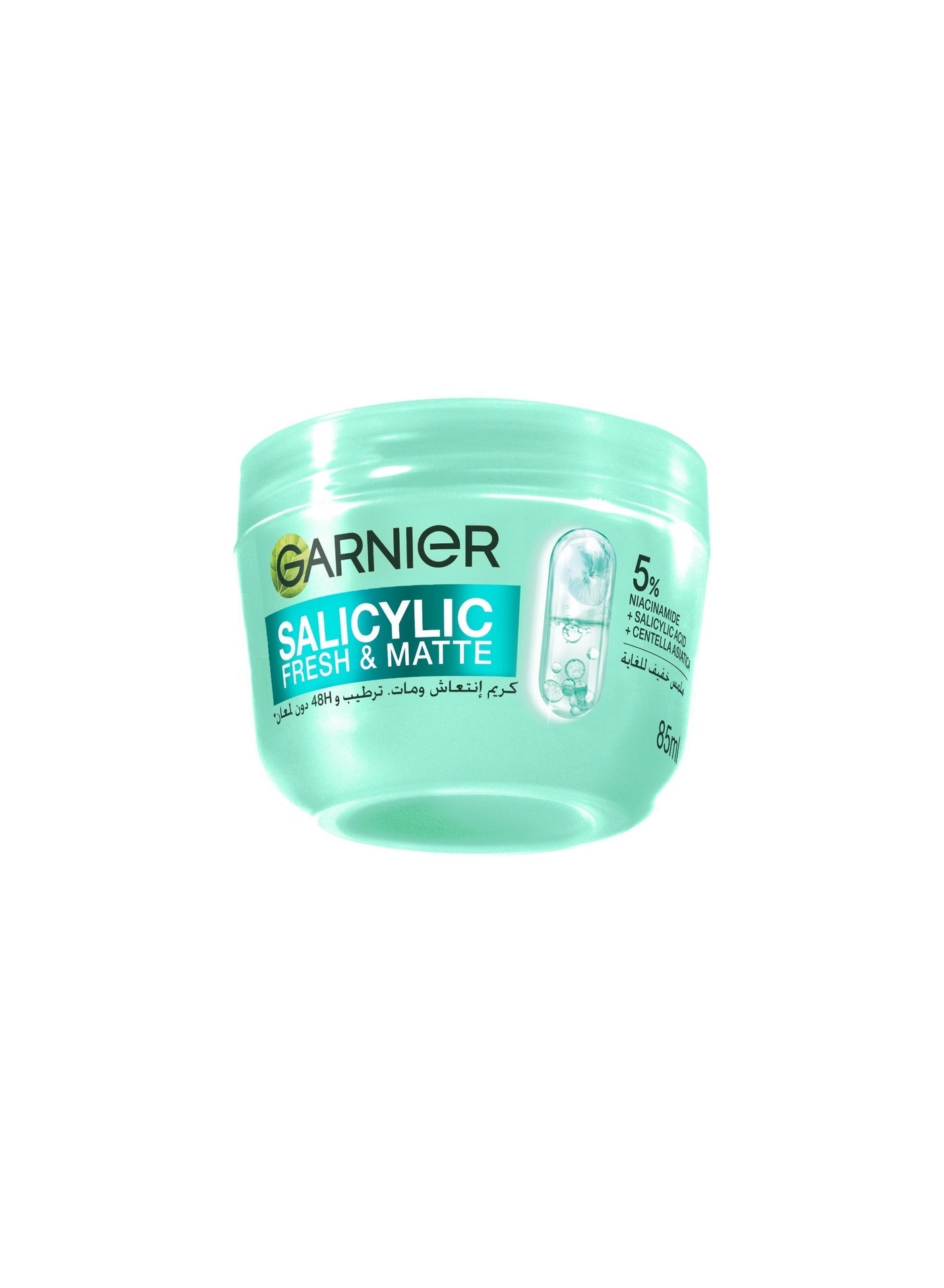 Garnier SkinActive, Fresh & Matte Moisturizer Cream, 5% [Niacinamide + Salicylic Acid + Centella Asiatica], For Dull, uneven, blemish-prone skin