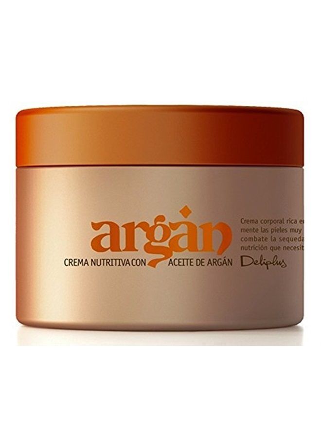 Rich Argan Oil Anti-aging Body Cream. Anti-wrinkle Treatment for Dry Skin Enhanced With Karite and Soy Oil 6.75 fl oz. (200 ml)