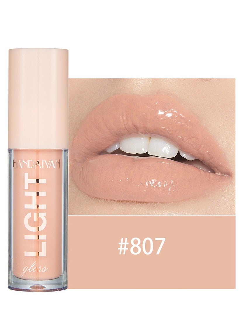 Lip Gloss Jelly Hydrating Moisturizing Long Lasting High Glossy Light Stain Super Shiny Balm Oil Tinted Treatment Lips Glow Glass Shine Makeup Color Bright Lifter Lip Care For Women Girls