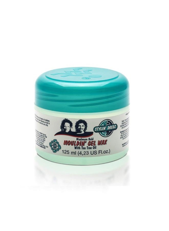 Mouldin' Gel Wax - Loc n Twist Gel - Dreadlock Gel Wax with Tea Tree Oil - 125 ml Single