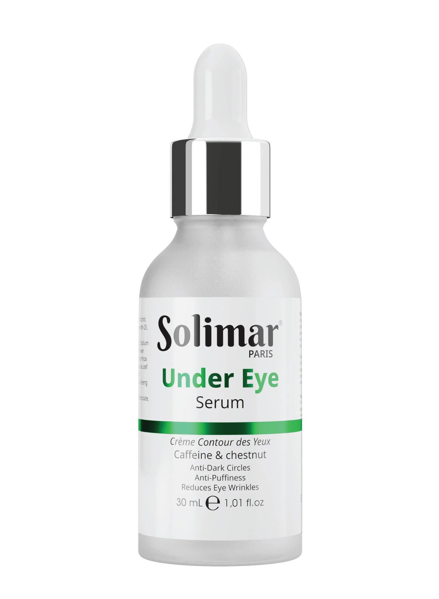 Solimar Paris Under Eye Serum – Reduces Puffiness & Dark Circles, 30ml