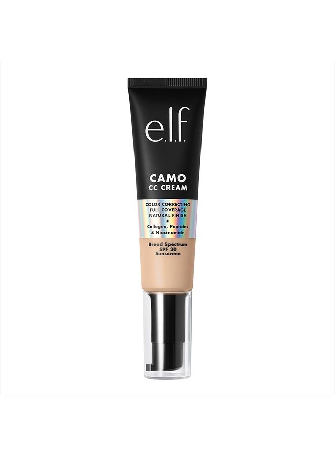 Camo CC Cream, Color-Correcting Full Coverage Foundation With SPF 30, Creates A Natural Finish, Vegan & Cruelty-Free, Fair 120 N, 1.05 Oz