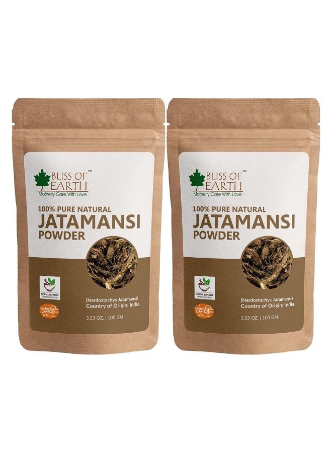 100% Pure & Natural Jatamansi Powder For Hair Growth, 100gm each , Pack of 2