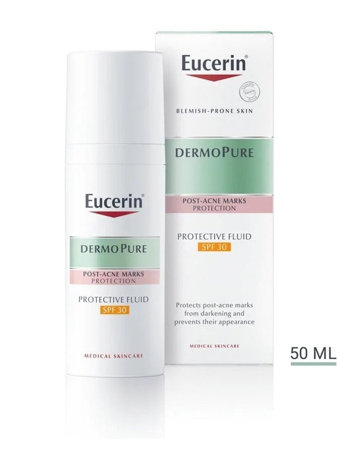 DermoPurifyer Oil Control Protective Face Fluid for Post-Acne Marks Protection  SPF 30 50ml
