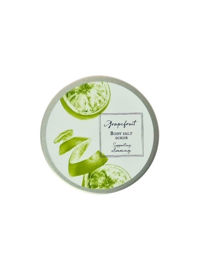 Soap&Friends Natural Salt-Sugar Body Scrub with Grapefruit – Exfoliating & Firming Scrub with Caffeine and Plant Oils, 220g