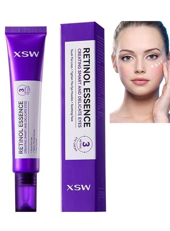 Retinol Intense Reactivating Eye Cream, Retinol Eye Cream, Anti Aging Eye Cream, Under Eye Cream, Eye Cream for Dark Circles and Puffy Eyes, Eye Bags Remover, Eye Cream Anti Aging