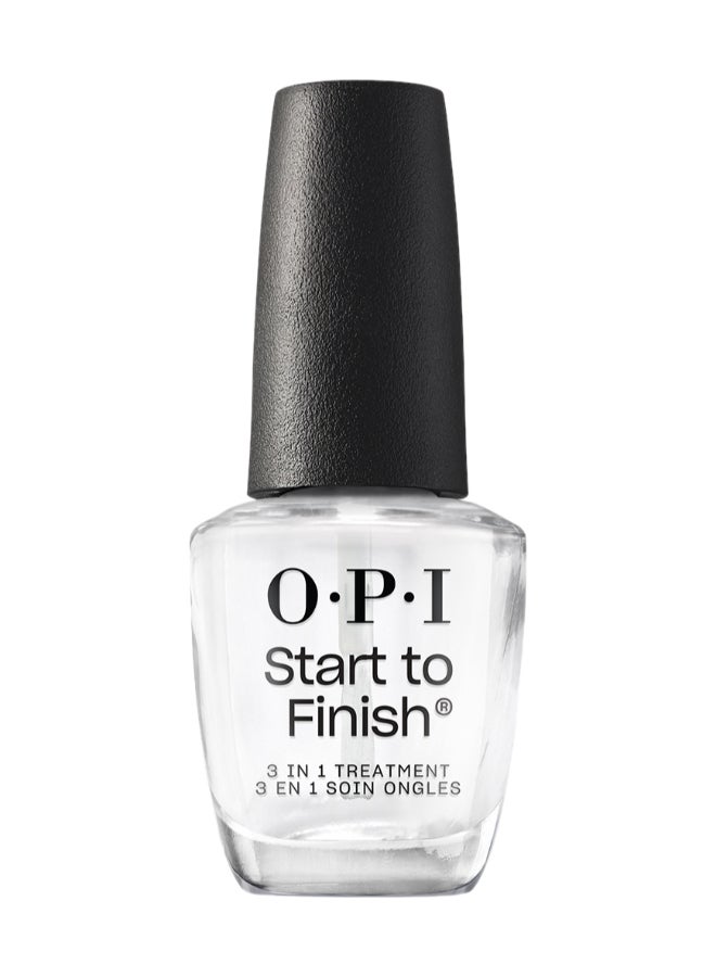 Start To Finish 3-In-1 Treatment, Clear, 15Ml