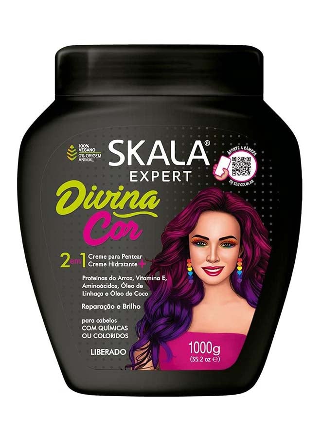 Expert Divina Cor Conditioning Cream | Ideal for Smooth, Frizzy, Dry, Curly, Oily, Weak & Damaged Hair
