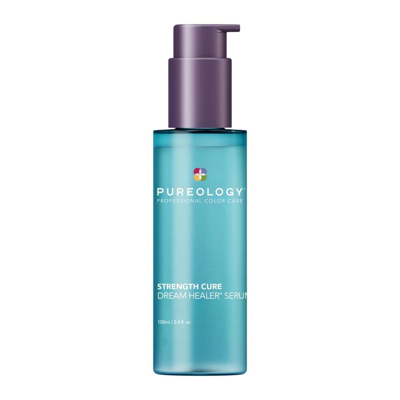 Pureology Strength Cure Dream Healer Hair Serum - Lightweight Leave-In Treatment, Split End Hair Repair, Smoothing & Strengthening Heat Protectant, Vegan