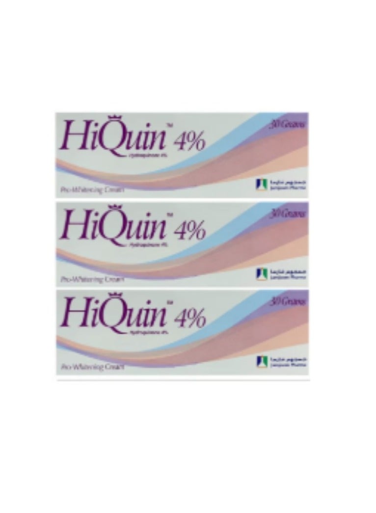 Hi Queen 4% Skin Lightening Cream 30 gm 3 PCS