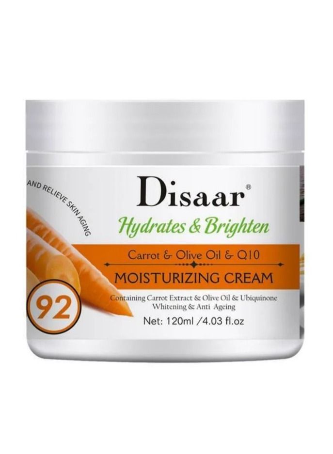 CARROT OLIVE OIL moisturizer cream 120 ML