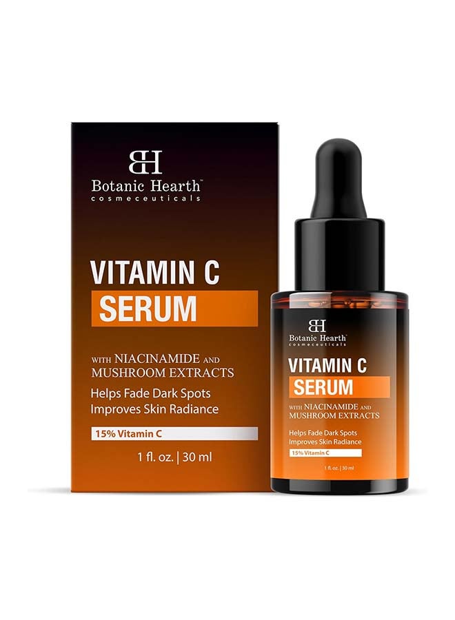 15% Vitamin C Face Serum With Niacinamide, Hyaluronic Acid, Allantoin, Cica, Ferulic Acid And Vitamin E | Targets Dark Spots, Sun Damage, Wrinkles To Brighten And Even Tone Skin| - image 2