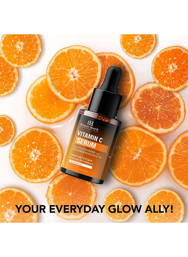 15% Vitamin C Face Serum With Niacinamide, Hyaluronic Acid, Allantoin, Cica, Ferulic Acid And Vitamin E | Targets Dark Spots, Sun Damage, Wrinkles To Brighten And Even Tone Skin| - image 4