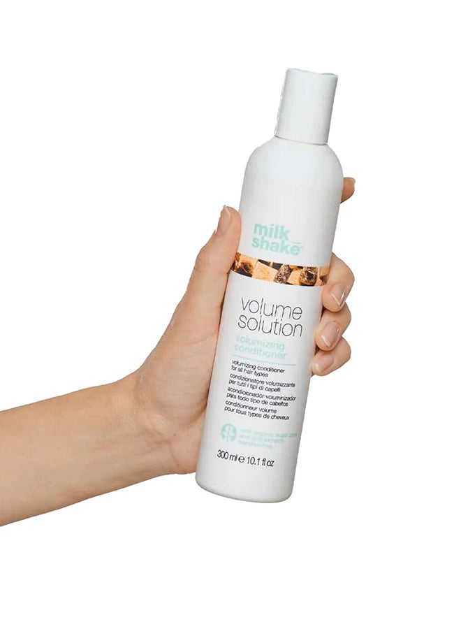 Volume Solution Conditioner – Volumizing Conditioner for Fine & All Hair Types – Paraben-Free Formula with Sugar Cane Derivatives, Milk Proteins & Organic Fruit Extracts for Soft, Light, Long-Lasting Body & Shine, 300ml - image 5