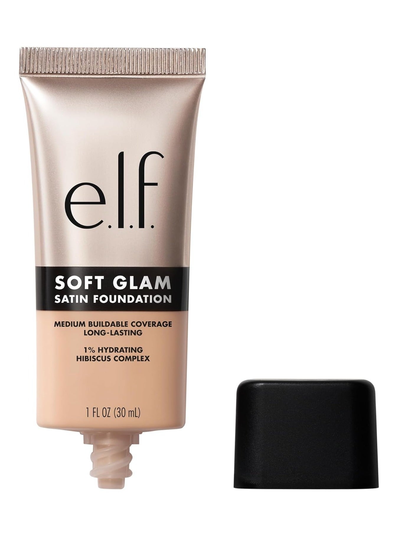 soft glam liquid foundation medium coverage long lasting buildable smooth satin finish vegan and cruelty free 22 light warm