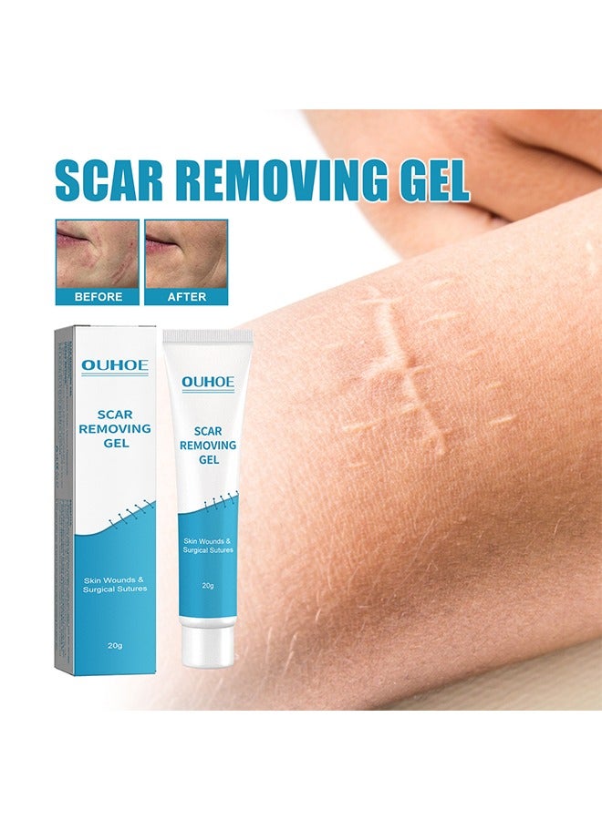 Scar Removing Gel 20g, Scar Removal,Scar Treatment, Scar Removal Cream for C-Section, Stretch Marks, Acne, Surgery, Effective for Both Old and New Scars