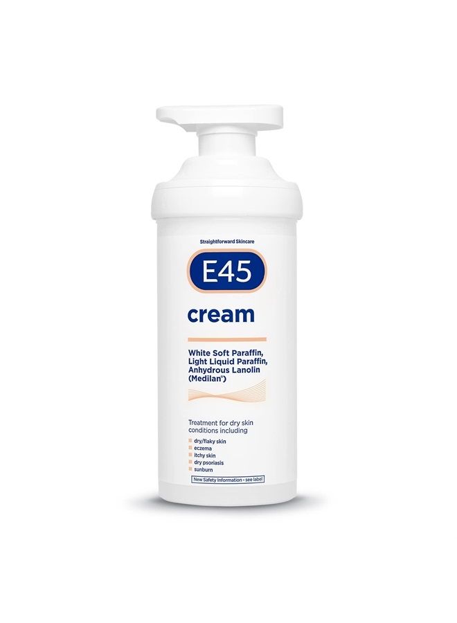 Eucalyptus Scented Cream, 500g - Whole Body Moisturizer for Dry Skin & Eczema Relief, Paraffin Enriched
