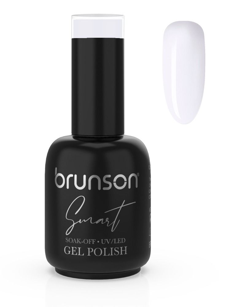 Gel Nail Polish, 15ml Smart Gel Nails Glossy Shine Finish Long Lasting Soak off UV/LED Gel Polish for Nail Art French Manicure Pedicure Salon Quality Chip Resistant Gel Nail Extensions UV Gel BSN143