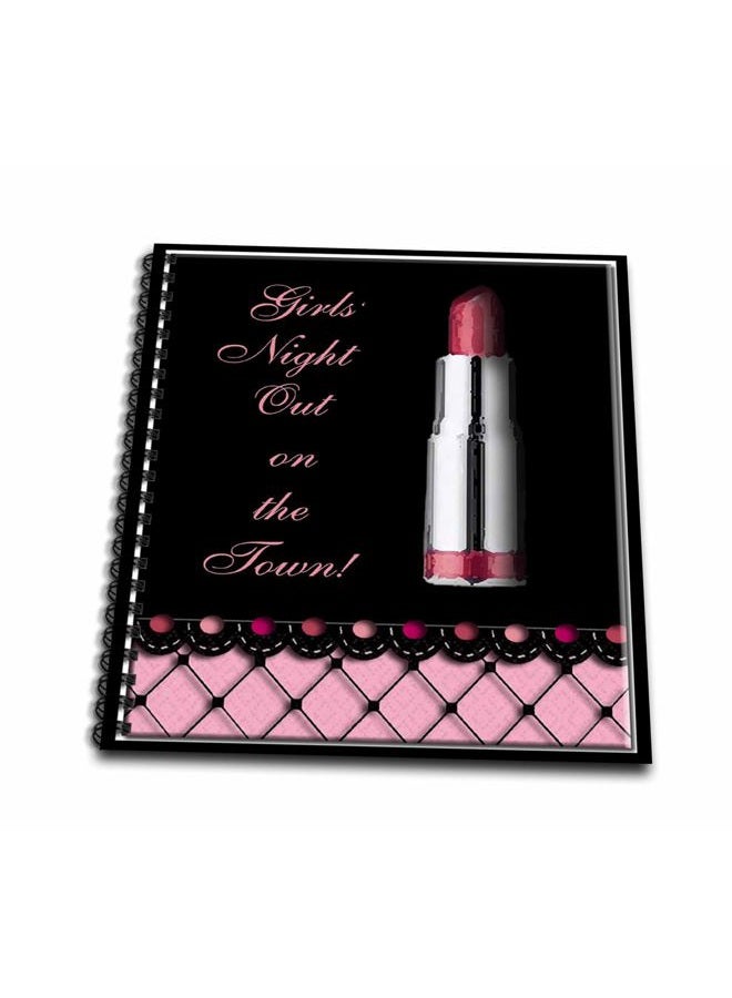 db_13000_1 Lipstick, Girls Night Out-Drawing Book, 8 by 8-Inch