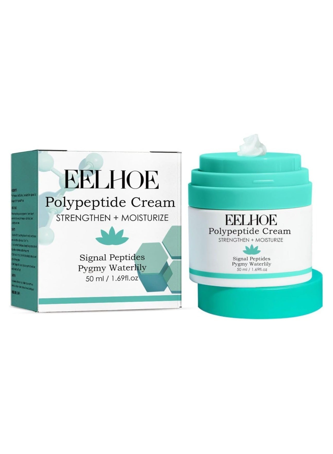 1pc 50ml Eelhoe Moisturizing Cream Nourishing & Moisturizing Skin Brightening & Whitening Hydrating Absorbing Face Cream