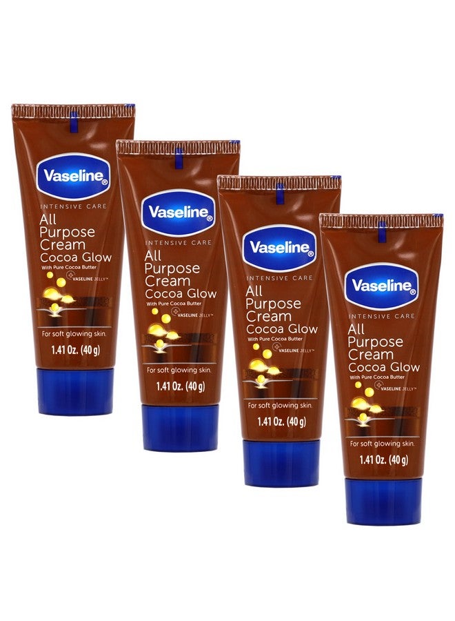 All Purpose Cream Cocoa Glow With Pure Cocoa Butter 4Pack 1.41 Fl Oz Each 4 Tubes