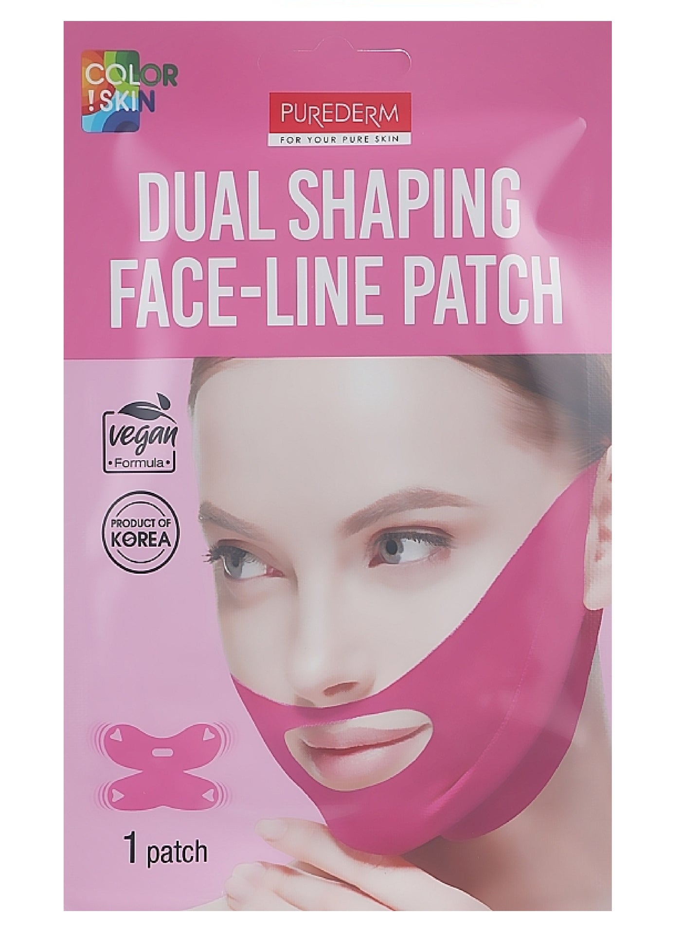PUREDERM DUAL SHAPING FACE-LINE PATCH