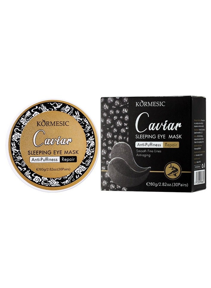 5pcs-Caviar Overnight Eye Mask 80g (60 patches/30 pairs)