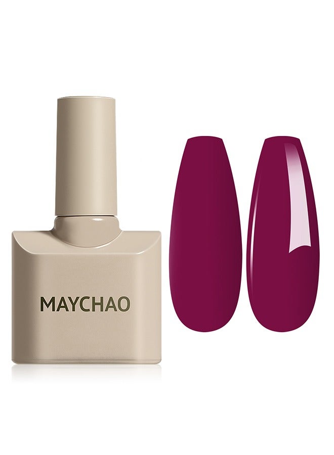 MAYCHAO 15ML MediumVioletRed Gel Nail Polish 1Pc Soak Off UV LED Nail Polish Nail Art Starter Manicure Salon DIY at Home