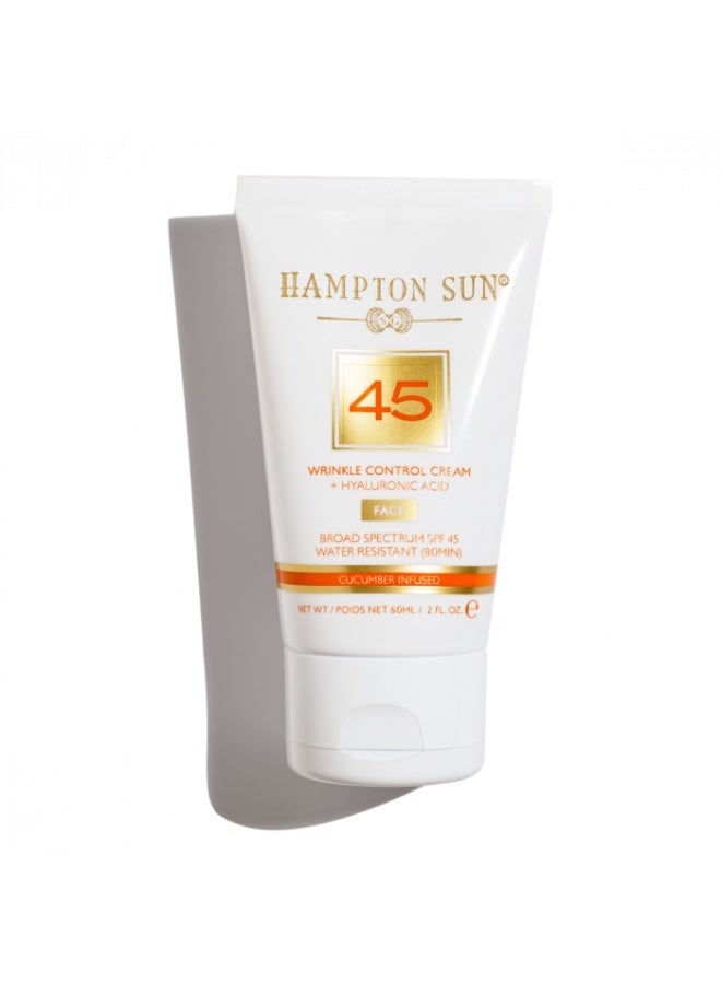 SPF 45 Face Cream 2 oz. | Broad Spectrum Daily Facial Sunscreen Moisturiser with SPF 45 | Lightweight Non-Comedogenic UVA UVB Face Protection Cream | Hydrating Anti-Aging Daily SPF Face Cream
