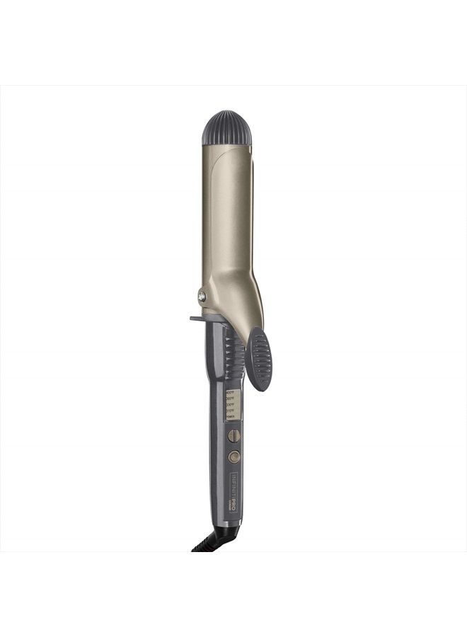 INFINITIPRO BY CONAIR Tourmaline 1 1/2-Inch Ceramic Curling Iron, 1 ½ inch barrel produces soft waves – for use on medium and long hair