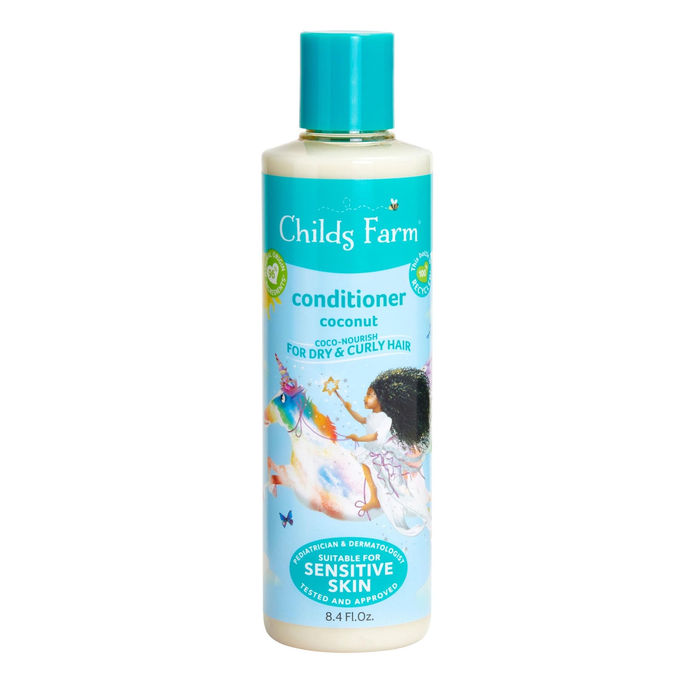 Childs Farm, Kids Conditioner for Curly, Dry Hair, Coco- Nourish Conditioner, Contains Wonderful Fragrance which Doesnâ€™t Irritate Sensitive Skin, 8.4 Fl Oz