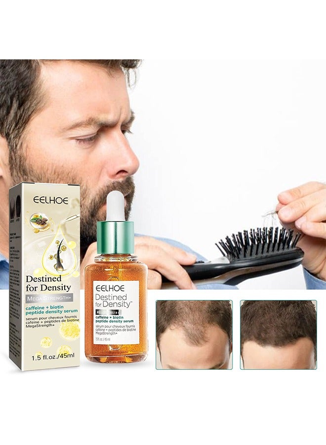 Destined For Density - Hair Growth Serum, Biotin Hair Regrowth Oil Prevent Hair Loss And Helps Hair Thicker, Stronger, Longer Hair Treatment Men And Women 45 ML