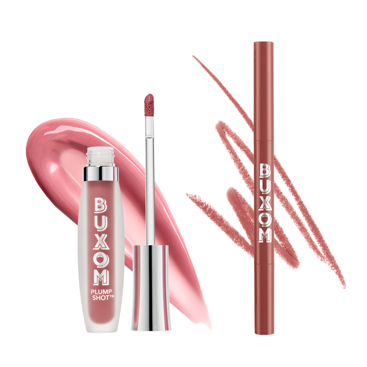 Plumping Lip Kit - Plump Shot™ Dolly + Power Line™ Lip Liner Hush Hush - image 2