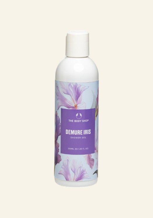 Demure Iris Shower Gel – Refreshing Floral Body Wash with Jasmine, Amber & Cruelty-Free Musk, Gentle Cleanser for Fresh Scented Skin, 250ml