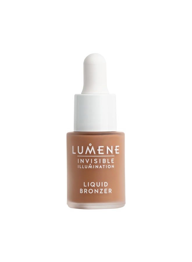 Invisible Illumination [Kaunis] Liquid Bronzer - Skincare-Infused Bronzing Drops with Buildable Texture - Made with Pearlescent Pigments for a Luminous Complexion - Summer Glow (15ml)