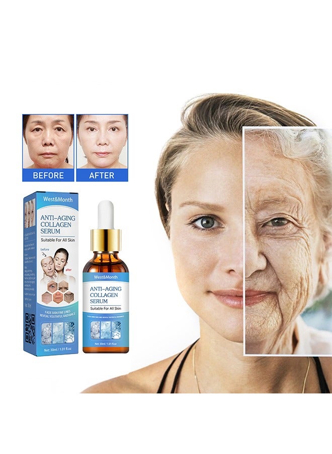 Botox Stock Solution Facial Serum 30ml, Botox Facial Serum for Women,Vitamin C Serum & Collagen Face Serum for Reducing Fine Lines & Wrinkles, Nourishing and Plump Skin