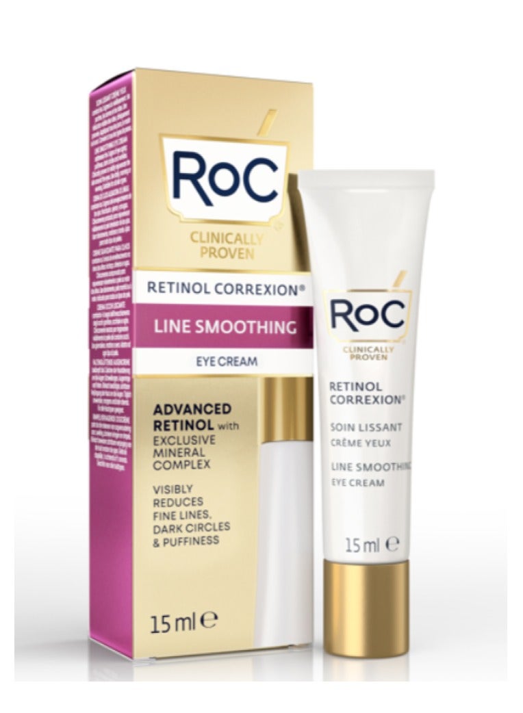 Roc Retinol Correxion Line Smoothing Eye Cream 15ml