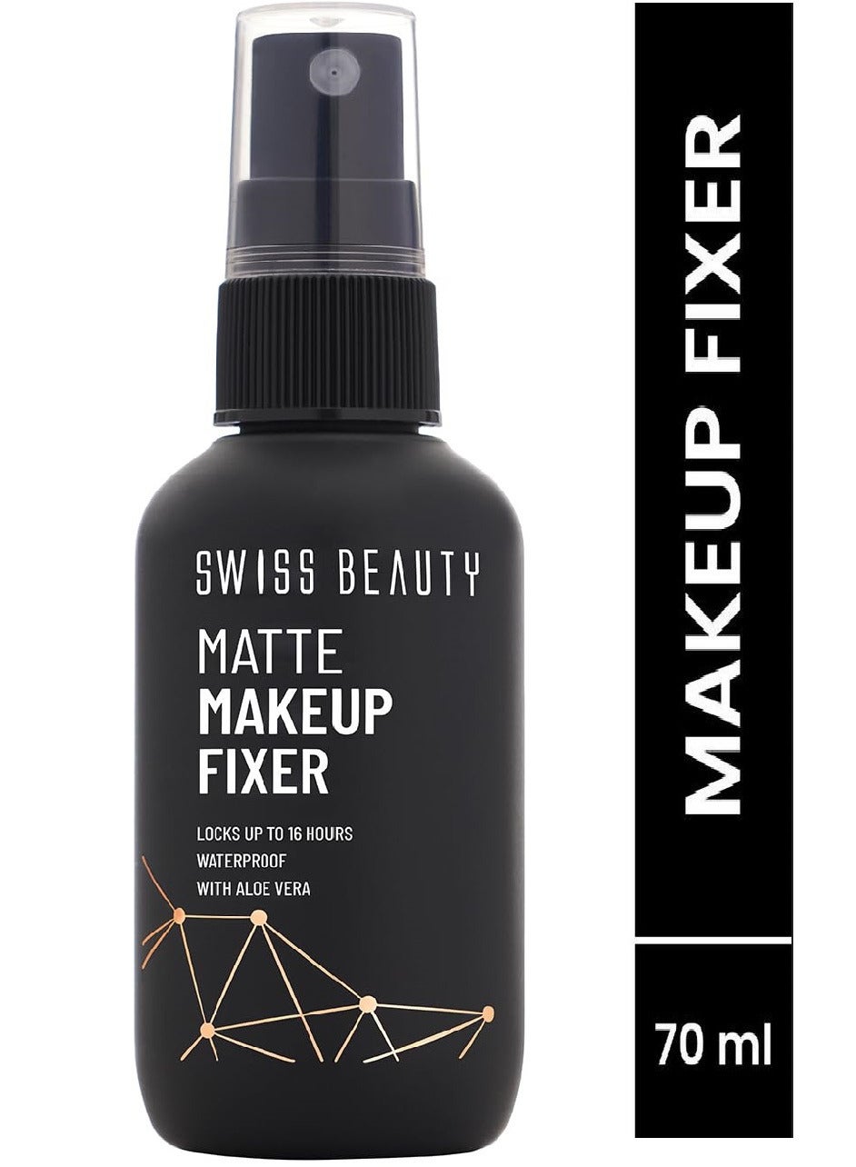 Matte Makeup Fixer 70ml | Locks Up To 16 Hours | Waterproof with Aloe Vera